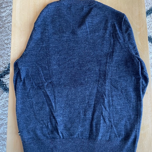 Blue Nautica V-Neck Sweater - Medium - Picture 3 of 5